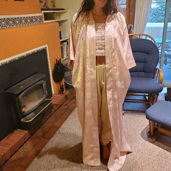 Vintage Christian Dior Floral Robe - Picture 2 of 5
